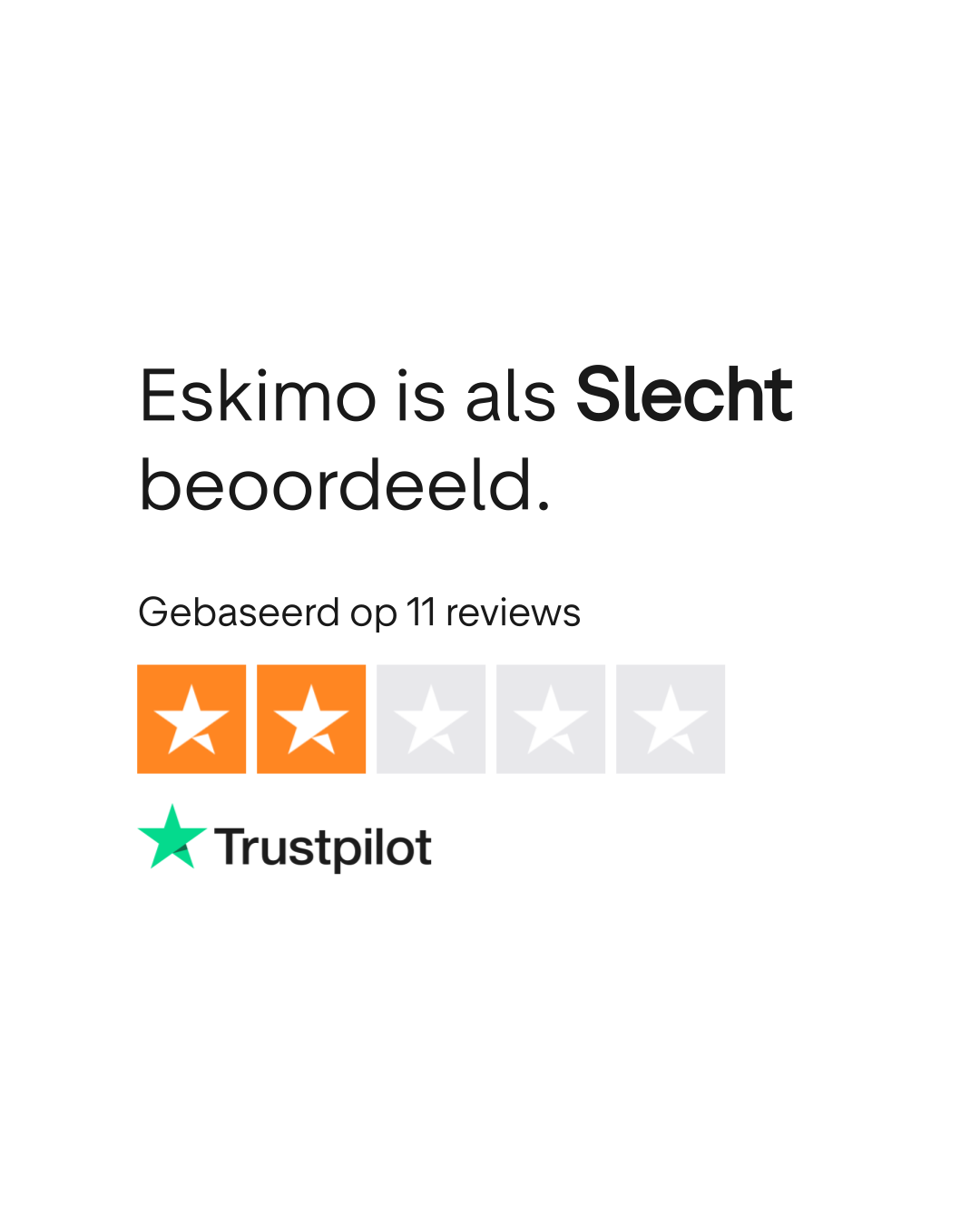 eskimo verkooppunten