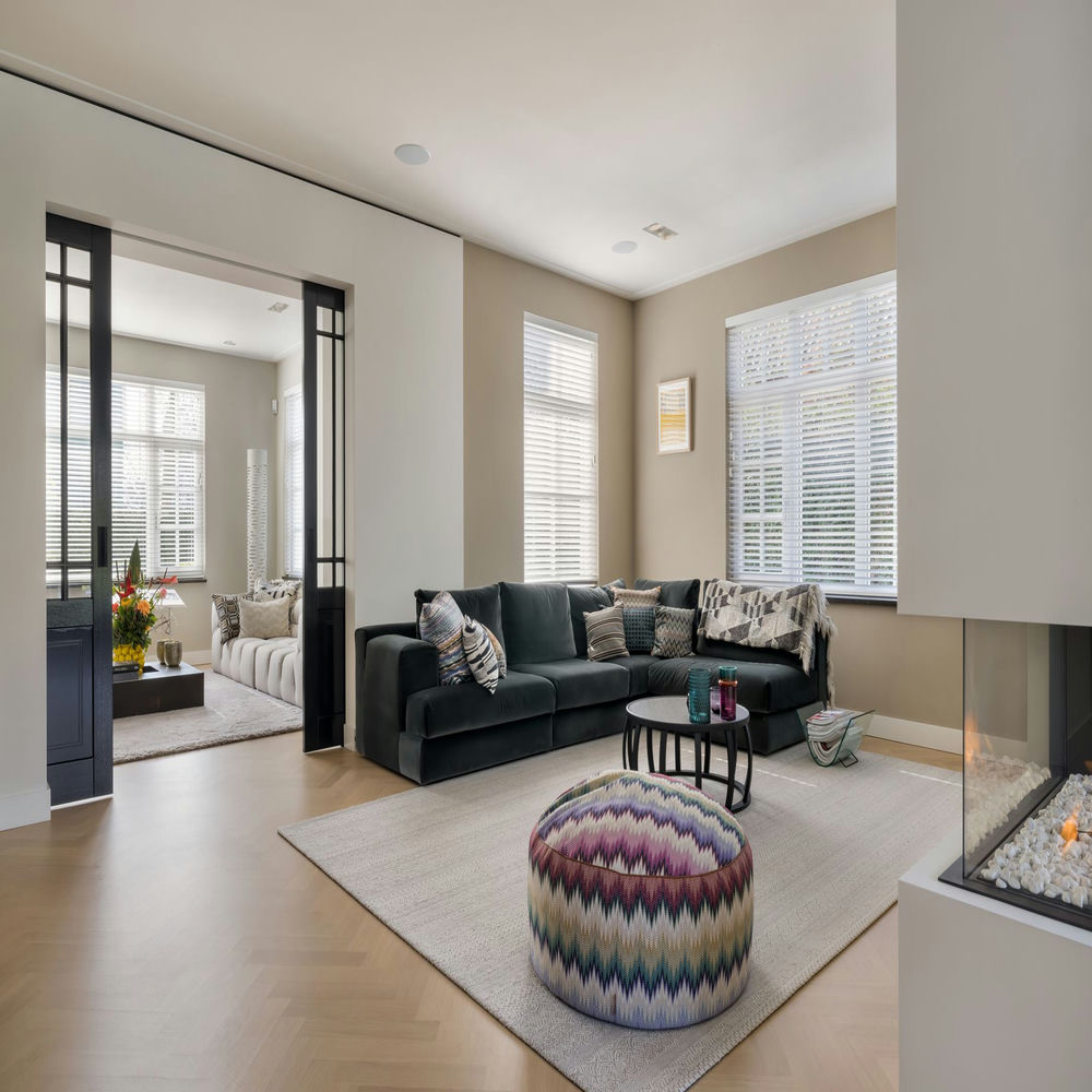 moderne raamdecoratie