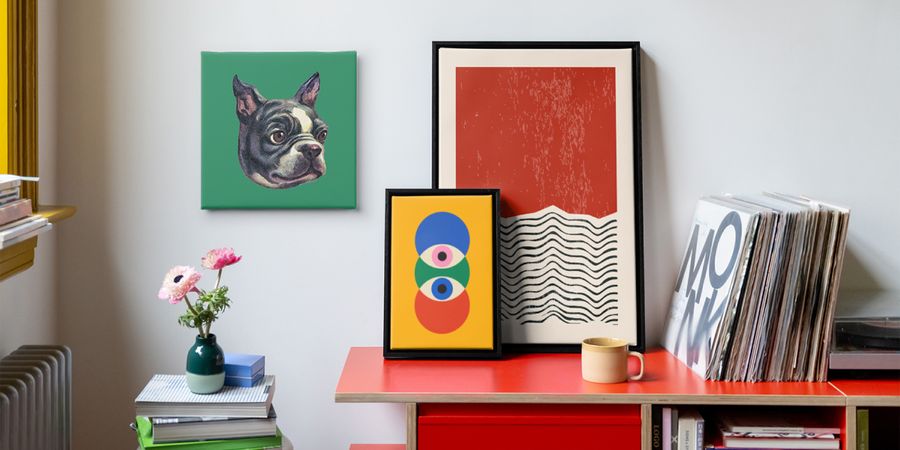 moderne wanddecoratie