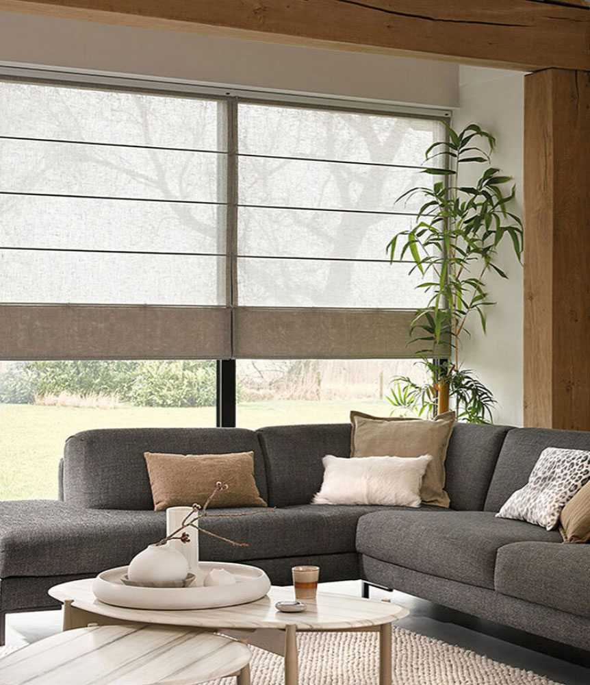 raambekleding woonkamer